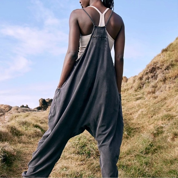 Free People Pants - FREE PEOPLE Black Hot Shot Onesie M